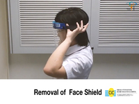 Removal of Face Shield
