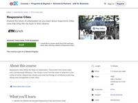 Responsive Cities