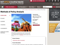 Methods of Policy Analysis