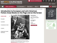 Introduction to European and Latin American Fiction: Great Books on the Page and on the Screen